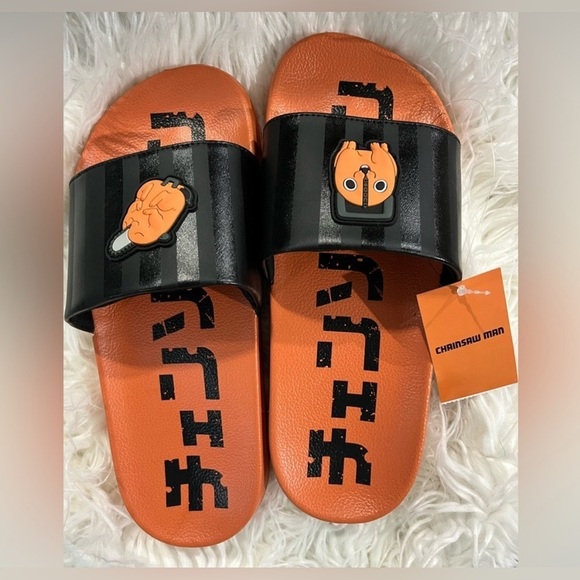 Chainsaw Man Men\'s Sport Slide Sandals size 8 main image 8